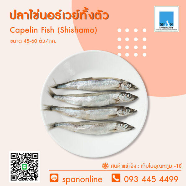 ปลาไข่นอร์เวย์ทั้งตัว